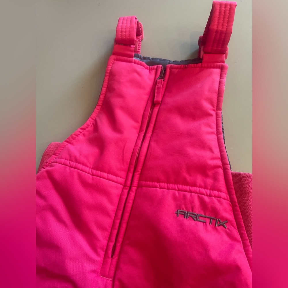 Arctic 4T Snow Bib - Hot Pink!